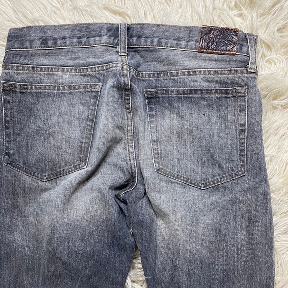 J Crew 770 Jeans Faded Denim Kaihara Japanese Distressed. - Picture 6 of 8